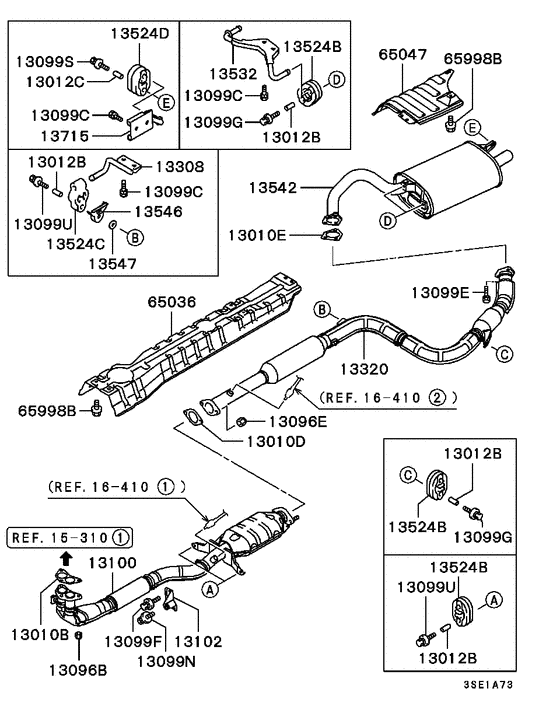 Exhaust pipe & muffler