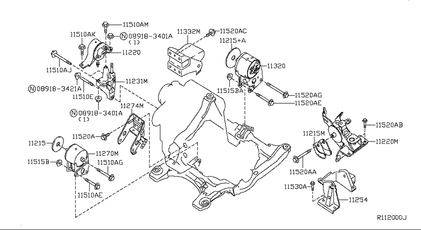 Engine & transmission   mounting