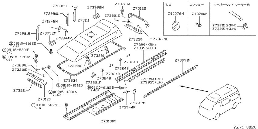 roof panel & fitting