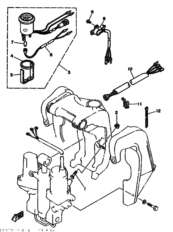 Power trim & tilt assy