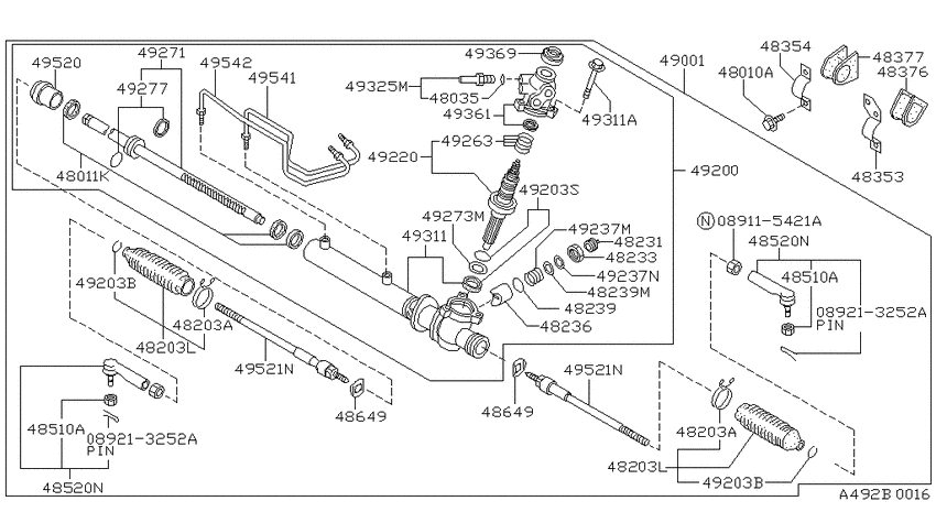 Power steering gear