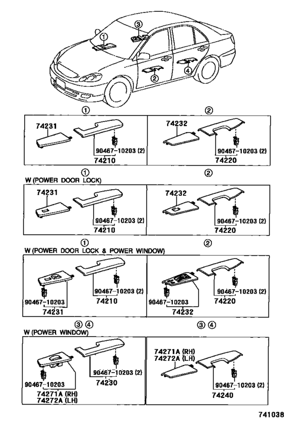 Armrest & Visor