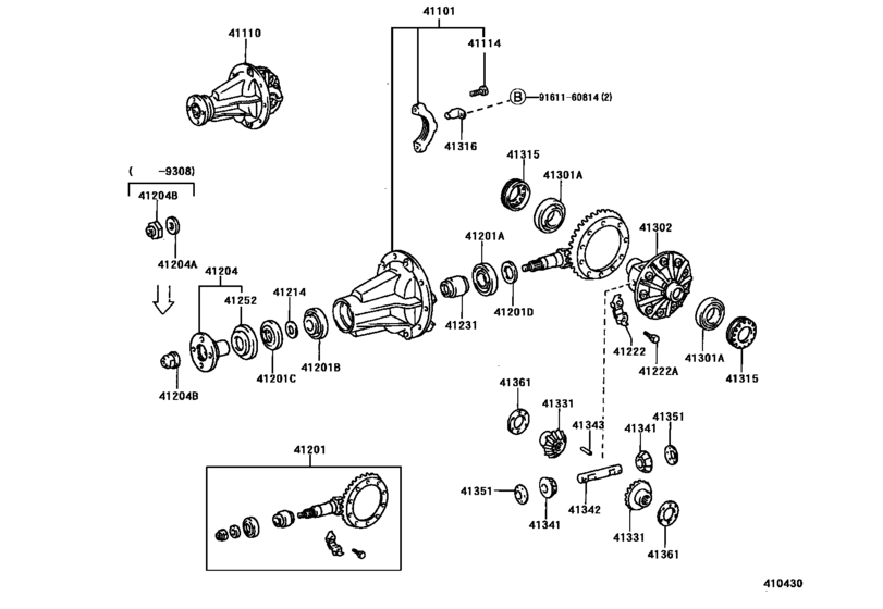 Rear Axle Housing & Differential