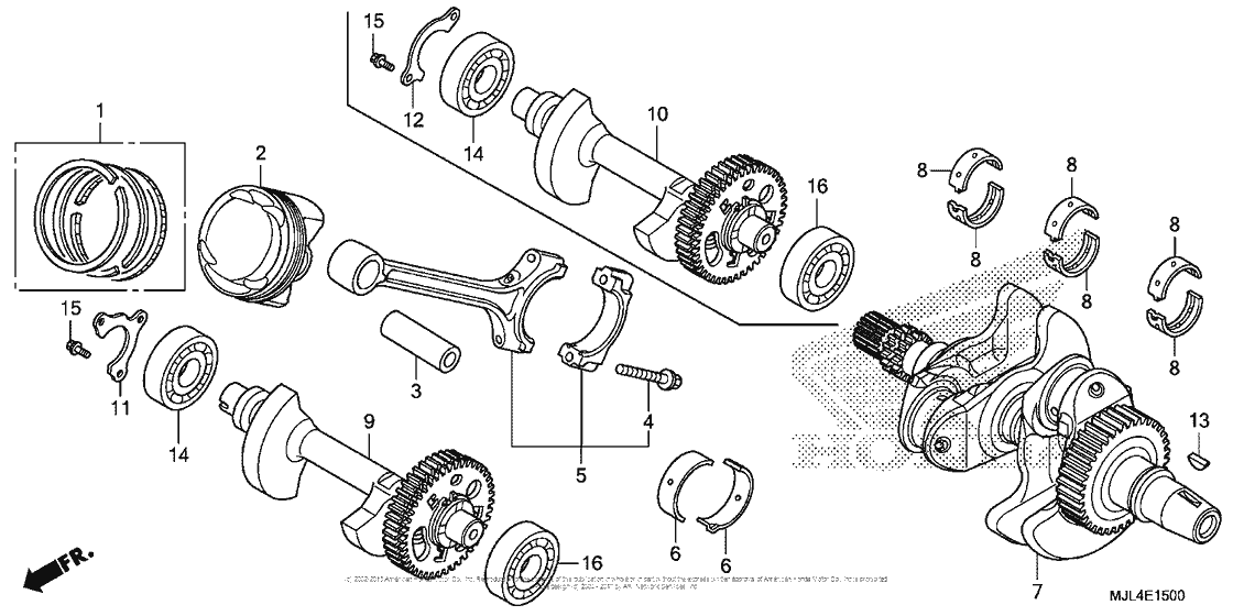 Crankshaft + Piston