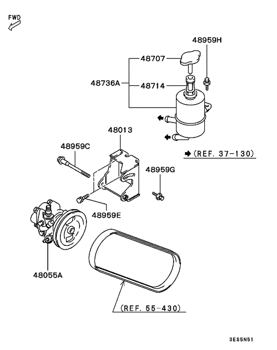 Power steering oil pump
