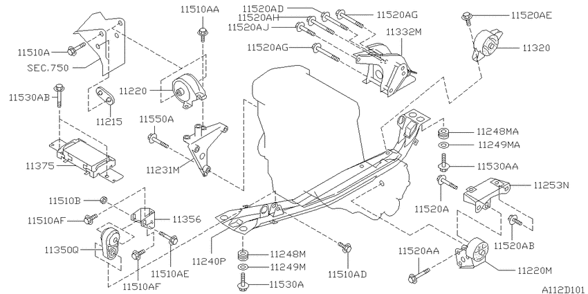 Engine & transmission   mounting