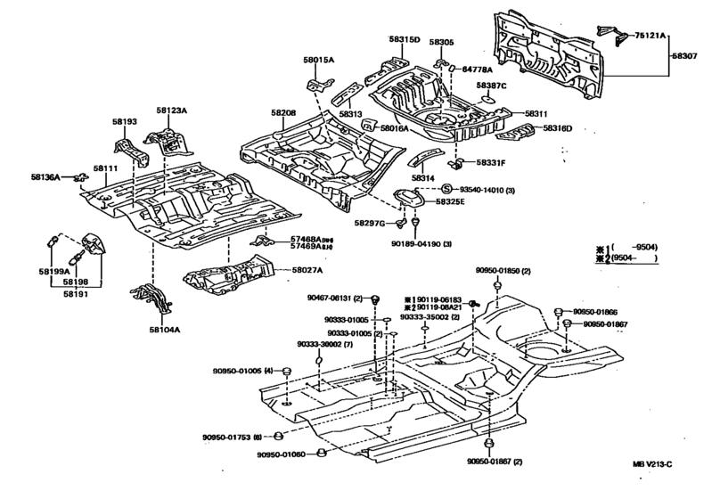 Floor Pan & Lower Back Panel