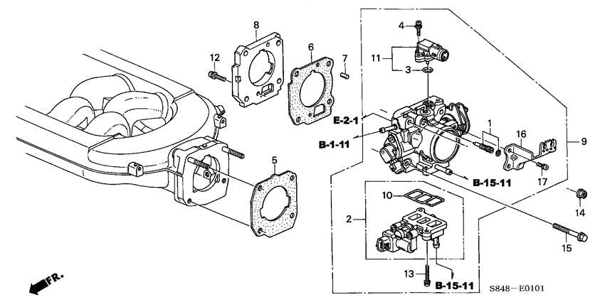 Throttle body