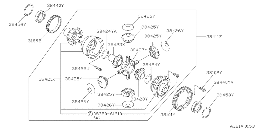 Front final drive