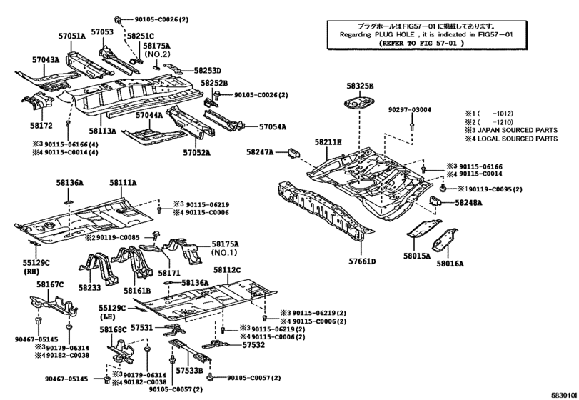Floor Pan & Lower Back Panel