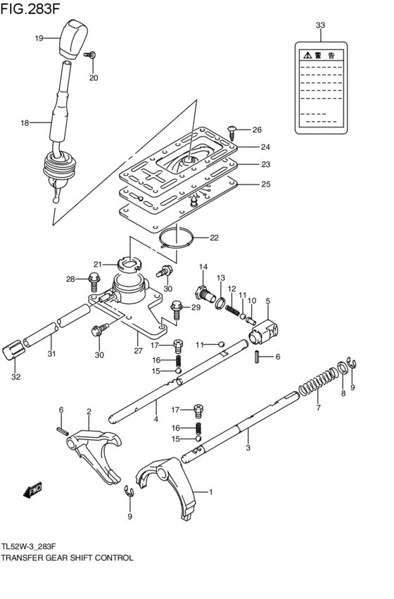 transfer gearlever control