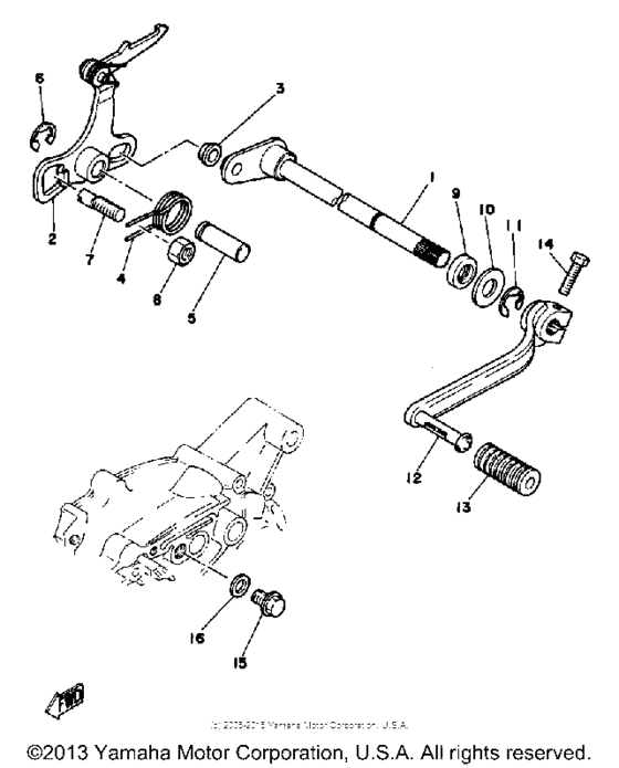 Shift shaft
