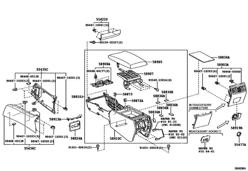 Console Box & Bracket