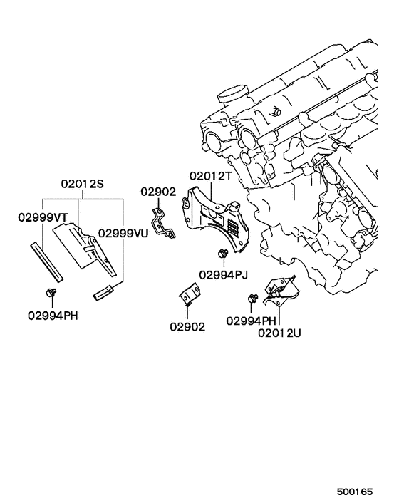 Cover,rear plate & oil pan
