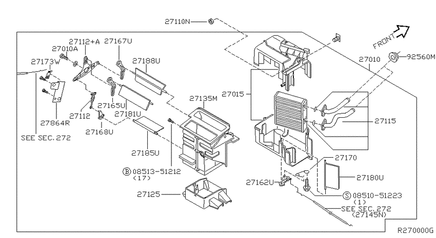 Heater & blower unit
