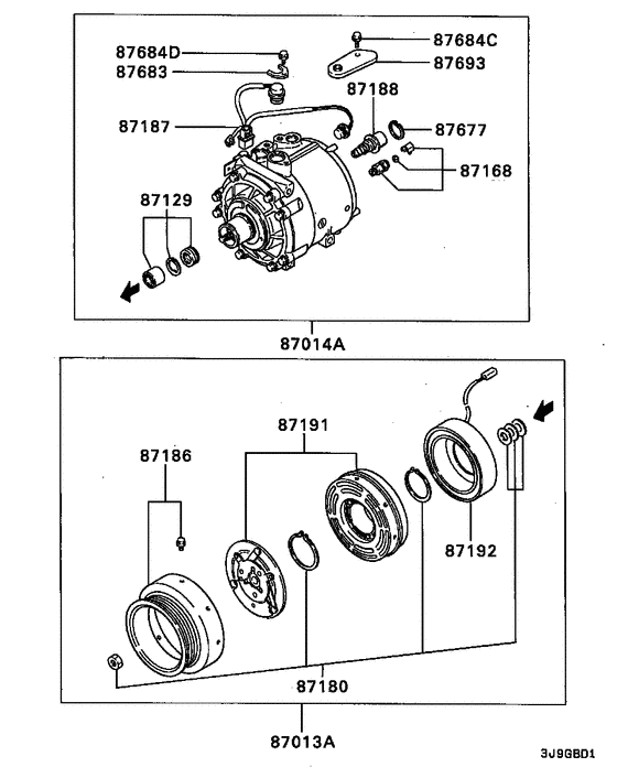 A/c cond, piping(auto,full:a)