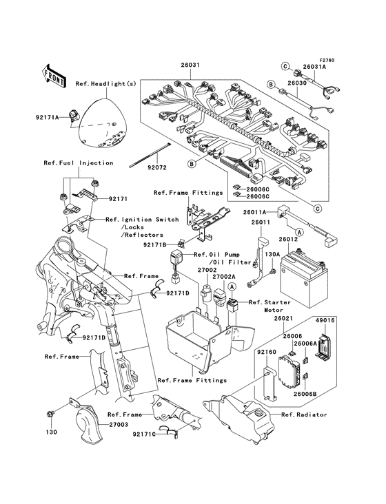 Chassis electrical equipment