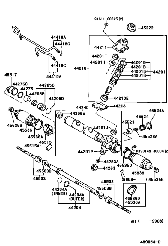 Front Steering Gear & Link