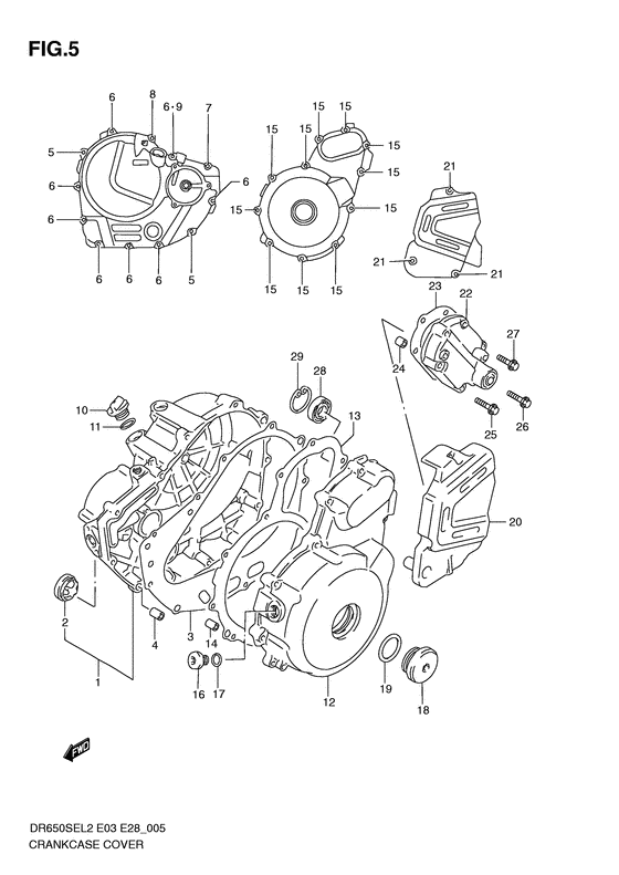 Crankcase cover