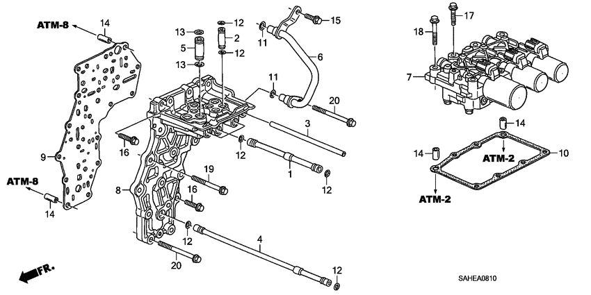 Control valve body