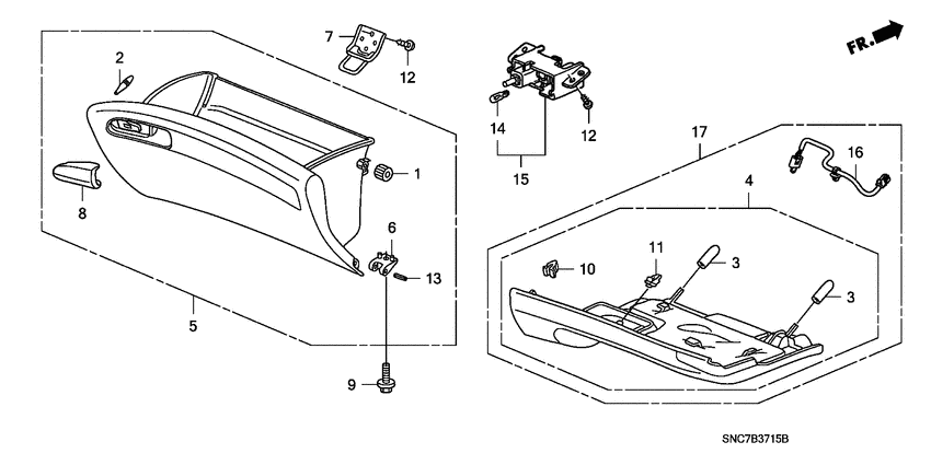 Instrument panel garnish