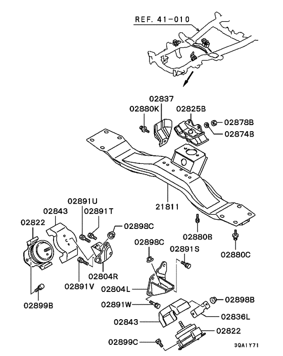 Engine mounting & support