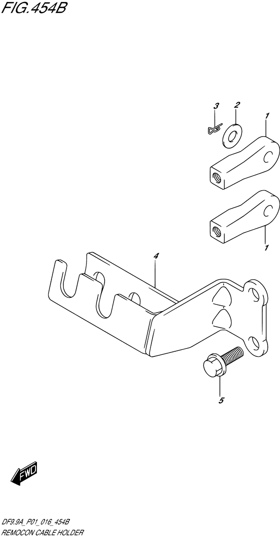Remocon cable holder