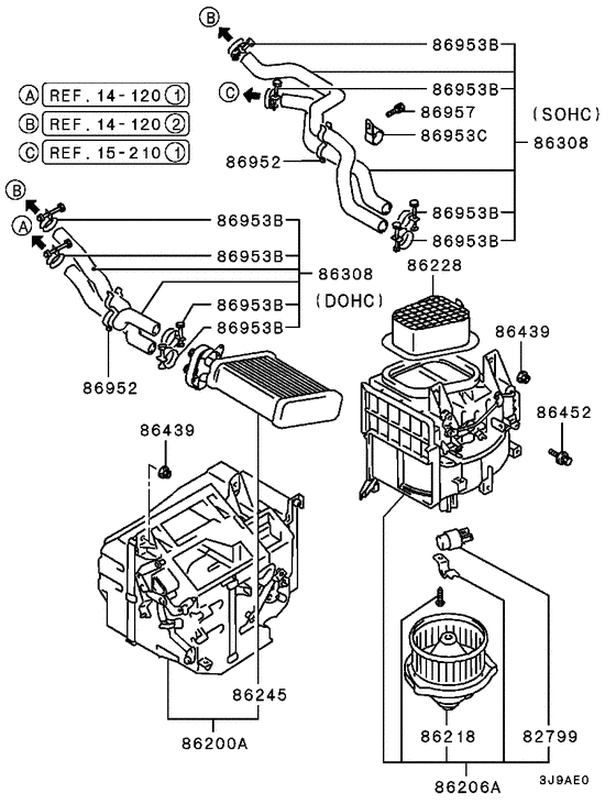 Heater unit & piping