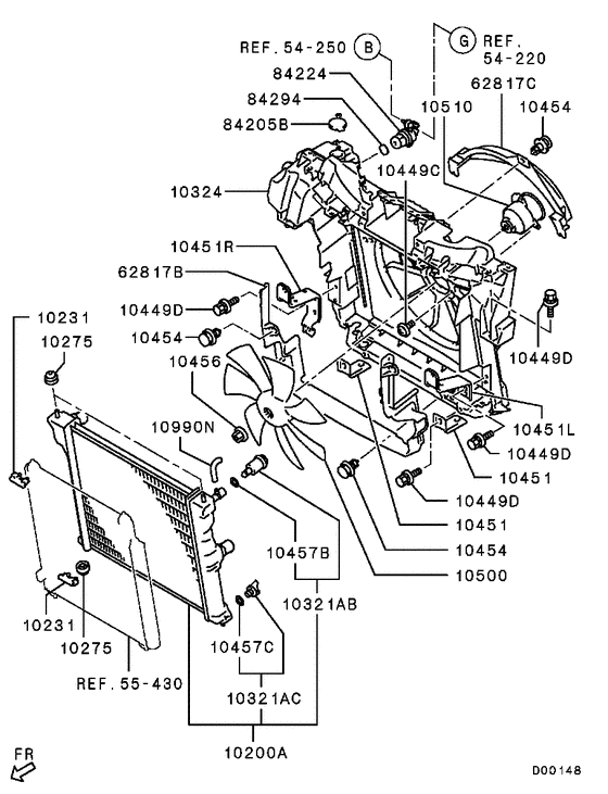 Radiator,hose & condenser tank