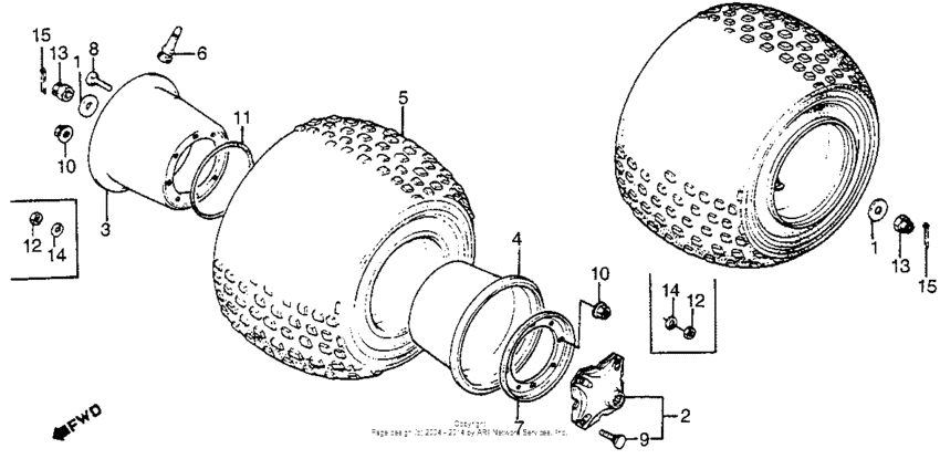 Rear wheel
