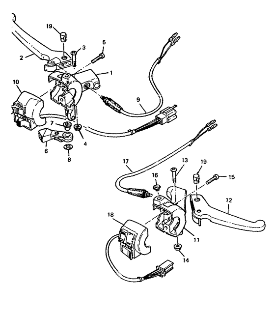 Handle switch & lever