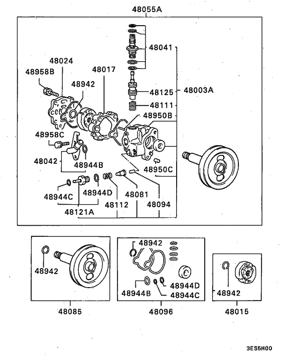 Power steering oil pump