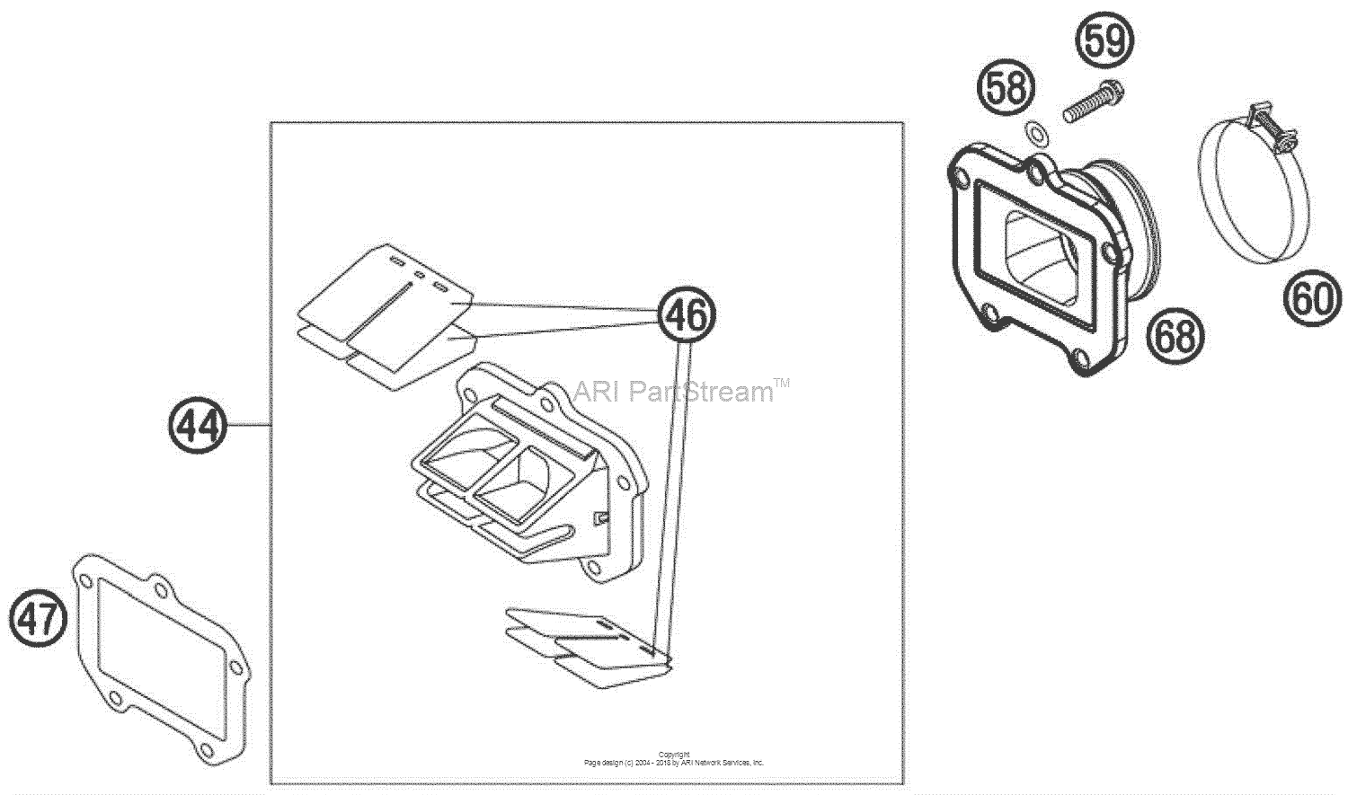 Reed Valve Case