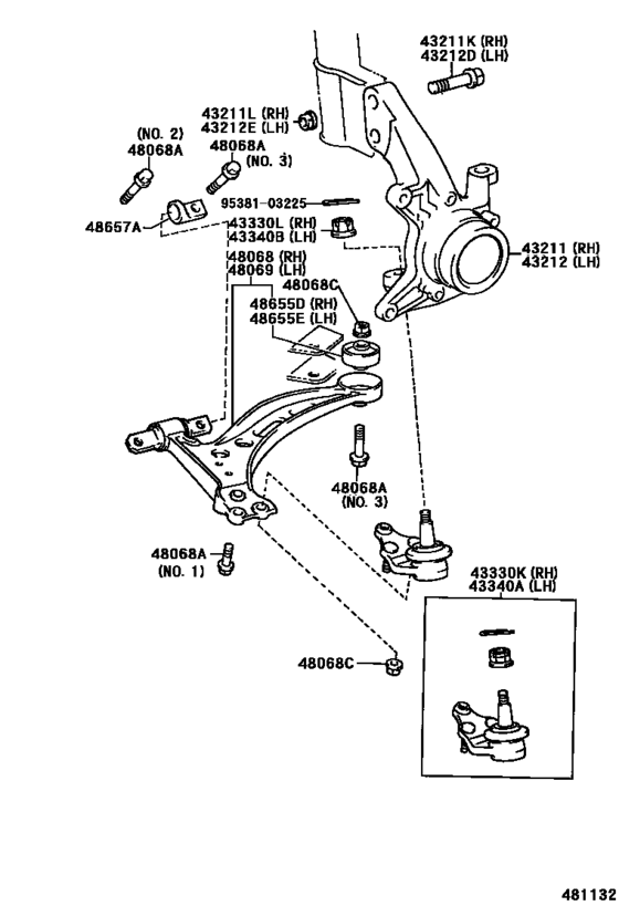Front Axle Arm & Steering Knuckle