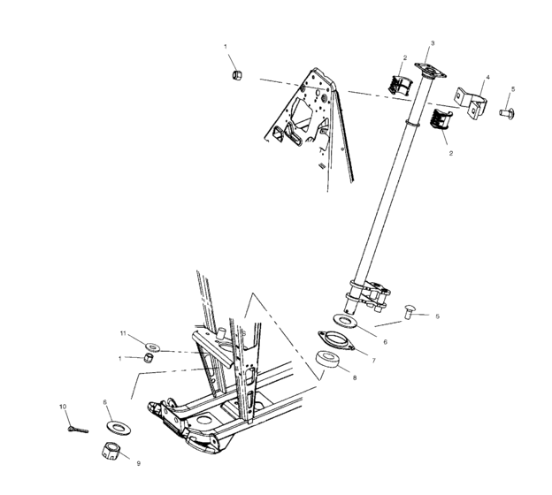 Steering post