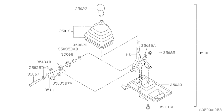 Manual gear shift system