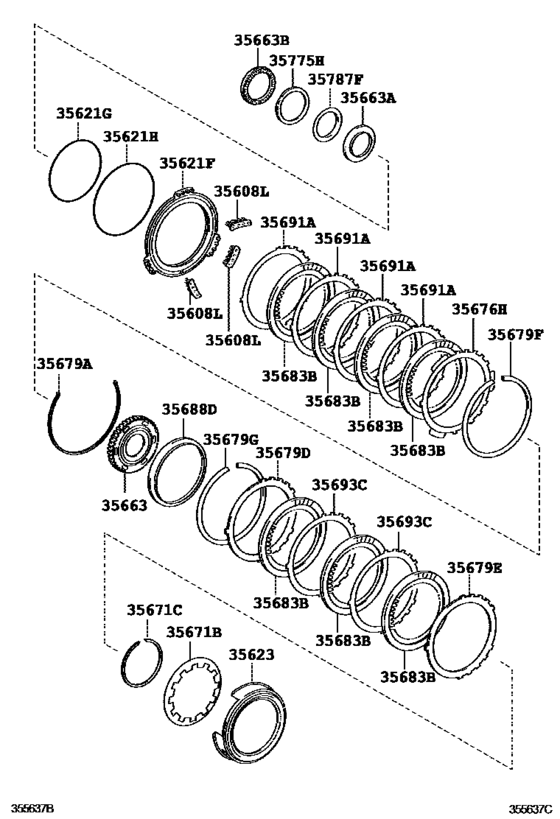 Brake No.3, 1St & Reverse Brake (Atm)