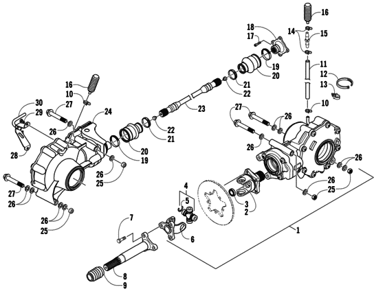 Drive train assembly