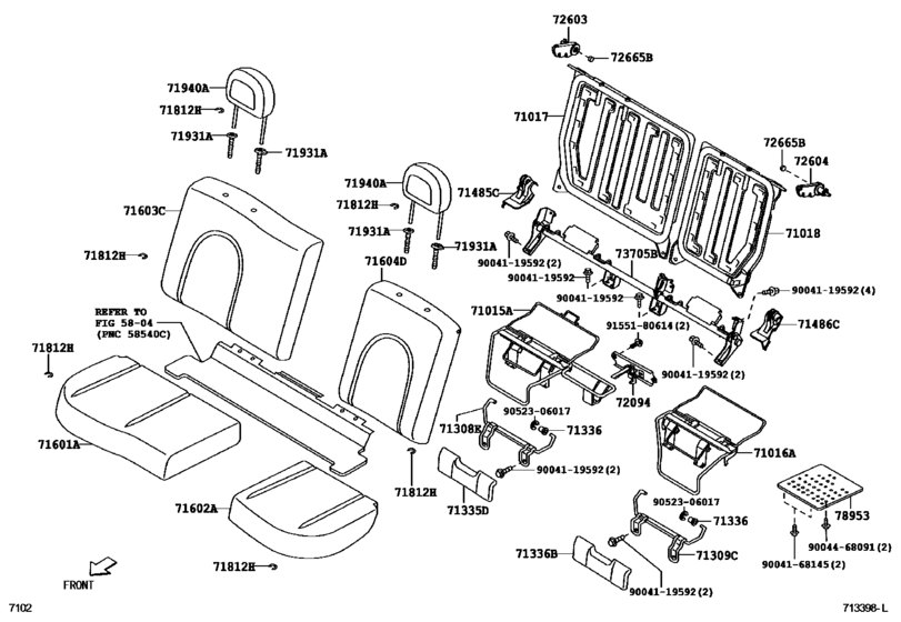 Rear Seat & Seat Track