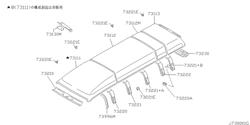 Roof panel & fitting