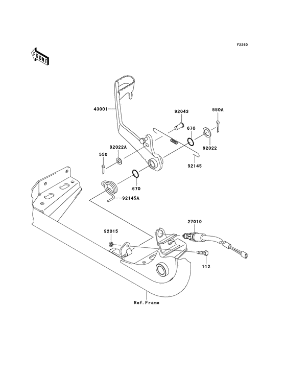 Brake pedal