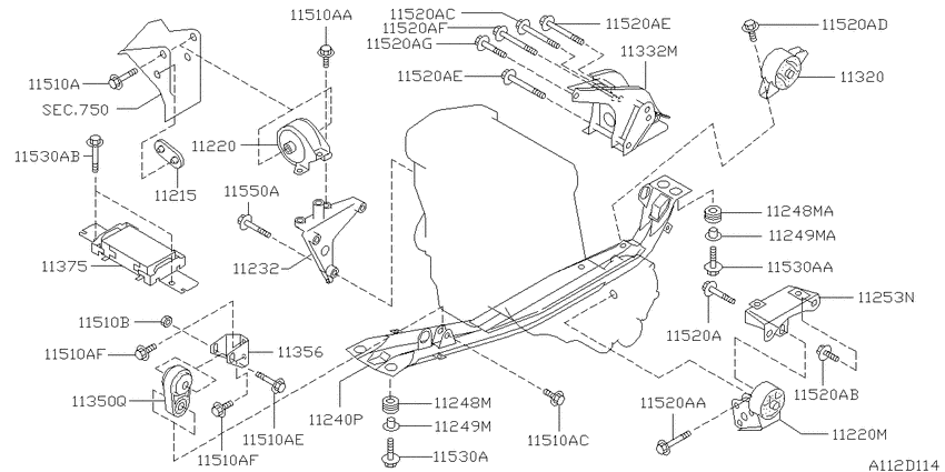 Engine & transmission   mounting