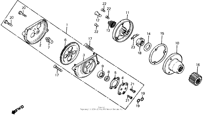 Oil pump + oil filter
