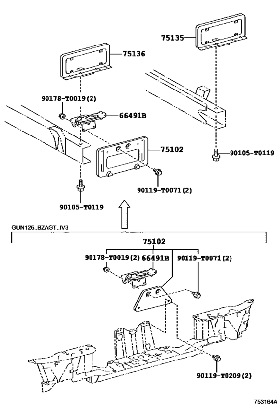 Tool Box & License Plate Bracket