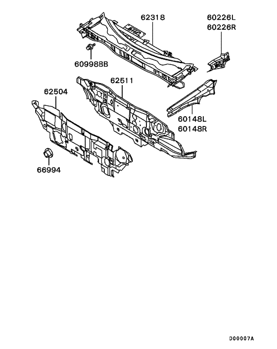 Front deck & insulator