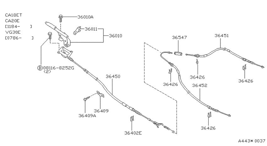 Parking brake control