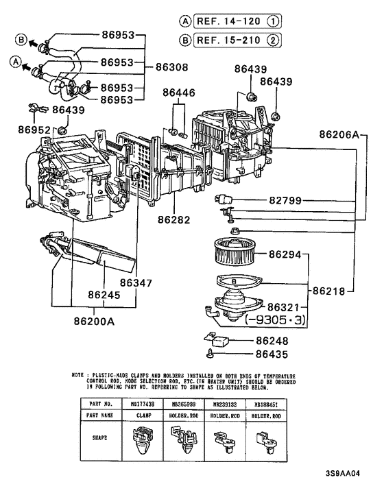 Heater unit & piping