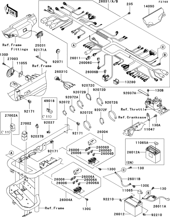 Chassis electrical equipment(1/2)