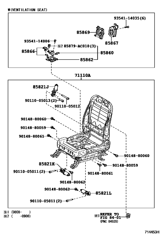 Front Seat & Seat Track