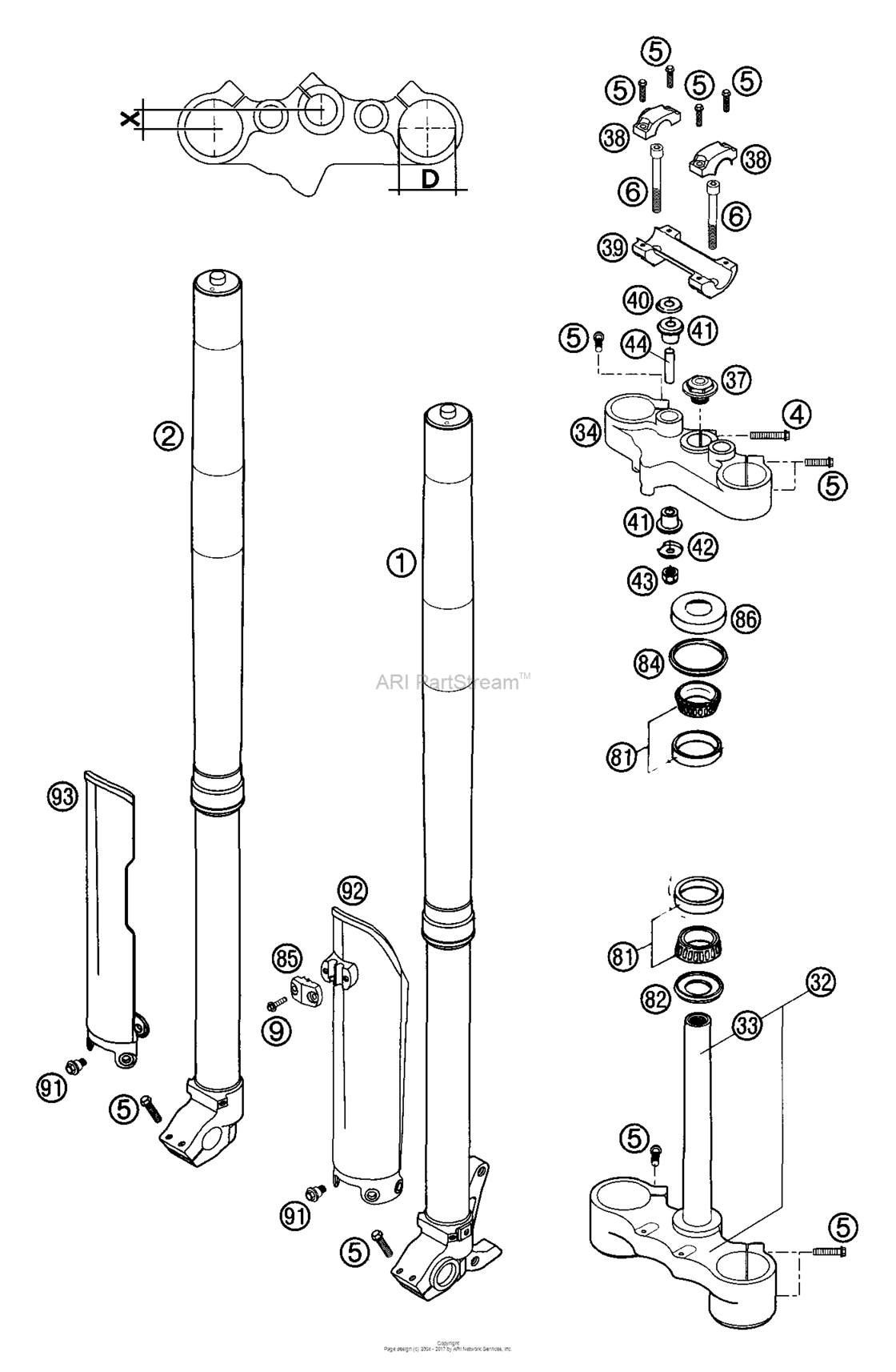 Front Fork Wp Usd 43